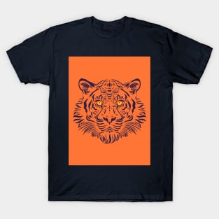 Orange Tiger in danger by #Bizzartino T-Shirt